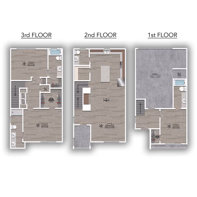 Townhome 3C 301 floor plan